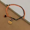 Altri braccialetti 7PcsSet Bracciale con cordino di Halloween Bracciale con ciondoli in lega intrecciata Strand Brac 220826