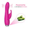 Giocattoli sexy per le donne Impermeabile punto G Coniglio doppio vibratore vibratore stimolazione del clitoride Orgasmo femminile masturbatore vaginale