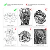 Máquina de transferência de tatuagem térmica Linha preta Draft Cópia 1PC Paper Feeding 10pcs Consumíveis Desenho manual Padrão A4