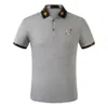 2023s's designer streep poloshirt t-shirts snake polo bee bloemen heren High street fashion paard polo luxe T-shirt #9588