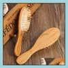 Party Favor Event Supplies Festive Home Garden Natural Bamboo Brush Healthy Care Mas Hair C DHD3S