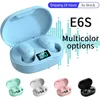 E6S E7S TWS Fone Bluetooth Elecphones Headphones Wireless Sport Headselets avec Microphone Hands Earbuds pour Samsung Xiaomi Redmi All Smartphone