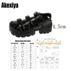 Platform Chunky Heel Wedges Punk Summer Gladiator Sandals For Women Leisure Strappy Cutout Cover Toe Goth Shoes Ladies BC4102 Y220421