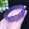 Beaded Strands Fluorit Natural Stone Armband Hand Row Purple Fashion Armband For Women Men smycken Fawn22