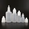 500pcs/lot 2ml 3ml 5ml 10ml 15ml 20ml 30mlドロッパーボトルPE材料空のプラスチックスクイーズ可能なドロッパーボトル