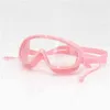 Big Frame Professional Swimming Waterproof Soft Silicone Glasses Swim Eyewear Anti-dimma UV Mänskvinnor för män Kvinnor Y220428