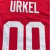 C202 Steve Urkel Jersey #00 Vanderb Muskrats High School Basketball Jersey Dubbele gestikte naam en nummer High Quailty Fast verzending