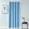 W100XH200CM GROMMET TOP Curtain Traktowania Dekoracja drzwi Dekoracja Pure Color Blackout Drapre dla drzwi 220511