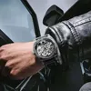Orologi intagliati con marca completamente automatici orologi Mandate Mechanical Luxury Man Watch Reloj Hombre 220621