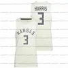 CeoA3740 Maillot de basket-ball universitaire personnalisé Kansas Jayhawks Paul Pierce Danny Manning Joseph Yesufu Cam Martin Ben McLemore Bobby Pettiford Jalen