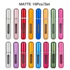 Bouteille de parfum ensemble 8ml 5ml Portable Mini bouteille rechargeable avec pompe à parfum de pulvérisation Contenants cosmétiques vides Bouteille d'atomiseur de pulvérisation 220711