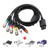 RGB/RGBS Kolor Monitor Kabel dla N64 Nintendo 64 SFC SNES NGC Konsole wideo kompozytowe RGB AV Kabel z silną stabilnością 4 głów BNC