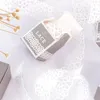 Confezione regalo 3,5 cm 1 m 1 pz Pizzo bianco Scava fuori Design Washi Tape Adesivo Fai da te Scrapbook Mascheratura Home DecorGift