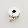 Reveal Your Love Pink Murano Glass Charm 925 Silver Pandora Charms for Bracelets DIY Jewelry Making kits Loose Bead Silver Enamel & Clear CZ wholesale GIFT 791159C00