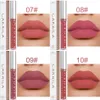 Matter samtiger Lipgloss, wasserfest, langlebig, nicht leicht zu verblassen, Lippenglasur, Lippenstift-Make-up für Frauen, Make-up-Lippen