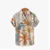 Chemises décontractées pour hommes Mode Chemise hawaïenne pour hommes Couleur Imprimé Plage Aloha Manches courtes XL 5XL Camisa Hawaiana HombreHommes