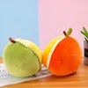 22 см милые фруктовые куклы Durian Toy Orange Fuck Puild Cartoon Plush Decor Pollow Стул Стул Диван Детский день рождения подарки LA400