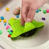 Five-Pointed Star Filter Soft Colorful Reusable Anti-blocking Kitchen Sink Waste Filter Bathroom Sewer Drain Hair Catcher