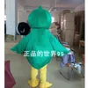 Costume de poupée de mascotte Costume de mascotte de canard sauvage vert Personnage de dessin animé Animal Robe drôle Halloween Vêtements d'anniversaire Mascotte de canard adulte