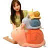 Pc CmCm Colorful Snails Cuddles Cartoon Snail Soft Baby Cuddle Doll Cushion Children Toys Birthday Xmas Gift J220704