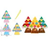 Christmas Tree Shape Push Up Bubble Kids Fidget Toy Party Favor Adult Pumpkin Antistress Hand Squishy Sensory Decompression Toys 2271L