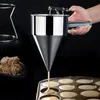 Cuisson gâteau à manivelle pot verseur outil de distribution de pâte mélange séparateur beurre liquide fromage tasse entonnoir 0616