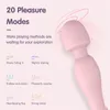 Volwassen massagerywell 20 snelheden krachtig magisch toverstafspeeltjes voor vrouwen vrouwelijke vibrator clitoris stimulator stil paar volwassenen 18