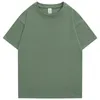 メンズTシャツ240G XS-4XL男性男性サマーカジュアルTシャツショートドロップショルダーコットンベーシックプレーンソリッドソリッドTシャツ女性プラスサイズメンズ