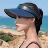 Bonnets Zhao Lusi Star Même chapeau de protection solaire Femme Visière Cap Summer Peaked Sports