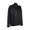 남자 캐주얼 셔츠 S-6XL 2022 남자 의류 패션 위크 디자이너 블랙 더블 넥 해체 셔츠 셔츠 코트 플러스 크기 의상