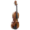 High-end retro violin solid wood violin 4/4 black wood professional violin stringed instrument with oxford box