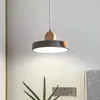 Pendant Lamps Bedside Lamp Nordic Indoor Light Fixture For Living Room Restaurant LED Wood Hanging AC220V LightsPendant