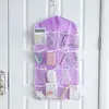 16 sacs de rangement Chaussette pour vêtements Sac de rangement pour sous-vêtements Rangement pour petites choses dans l'armoire Porte murale Poche arrière Lot de tri