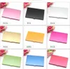 Boîtes en gros Porte-cartes de visite en métal pour hommes Femmes Pocket Case Slim Name Card Wallet Holders