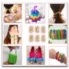 600pcs rubber loom bands girl gift for children elastic band weaving lacing bracelet toy gum bracelets diy material set 220608