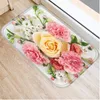 Carpets Flower Pattern Bath Kitchen Entrance Door Mat Home Decor Coral Velvet Carpet Doormat Colorful Indoor Floor Mats Anti-Slip RugCarpets