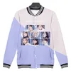 Men039s Jackets Fashion Kpop två gånger god jul 3D basebolljacka män kvinnor hoodie tröjor toppar långärmad pojke flicka ho9570770