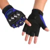 guantes de motocicleta protector de conducción de verano locomotora artículos deportivos equipo de conducción de medio dedo Guantes tácticos de acero inoxidable
