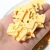 Miniature Kitchen Food Cheese Simulation Craft Tools Cheesecake Figurines for Mini House Kitchen Decoration 122836