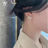 Stud Exquisite Zircon Small örhängen för kvinna mode koreanska smycken minimalistiska parti sexig tjejs ovanliga örhängen gc1348