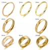 Titanium Steel Ring Lovers Simple Stainless Steel Jewelry 5mm 6mm 8mm Mix 5 To 12 100Pcs/Lot