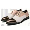 Dres Schuh Mode Kontrast Luxus Schuh für Männer Cap Toe Neue Stilvolle Oxford Party Pu Leder Loafer Übergroßen 46 47 48 220723