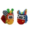 Bande dessinée Chaussettes En Peluche Dragonne Hochets Bébé Jouets 012 Mois né Infant Enfants Animal Chaussette Pied Finder Jouet Cadeau Doux Hochet 220531