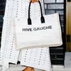 Famoso shopping bag da donna borse di design di lusso all'ingrosso Rive Gauche Tote borsa moda estiva Grandi borse da spiaggia da viaggio Cross body Shoulder Wallet Purses