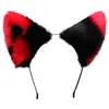 2022 grand événement Lolita Cosplay oreilles de chat bandeau Anime Costume de fête de danse loup renard oreille en peluche bandeau filles Kawaii accessoires de cheveux accessoires