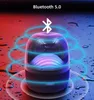 TWS Smart Harman Caton Wireless Bluetooth speaker Subwoofer seven lights Mobile phone computer Lights Mini glass Stereo