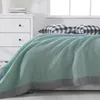 Cobertores waffle xadrez de algodão sofá lance cobertor colcha de verão respirável colcha de toalha japonesa para camas capa macia