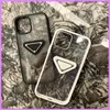 Designer Iphone Case Triangle Clear Phone Cases Ajusté Apple Iphone Case Pour 7 8 Plus X Xs Xr 11 12 13 Pro Max Mini D228103F1418175