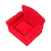 Titta på rutor Fall Box Delicate Sofa Jewelry Mini Decor för HomeWatch Hele22