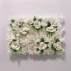 Fiori decorativi Ghirlande Pannello di fiori per parete Foglia fatta a mano Seta artificiale Decorazioni per matrimoni Baby Shower Party BackdropDecorative